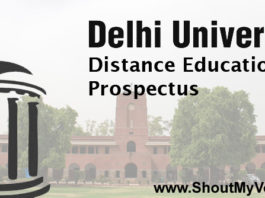 Find Delhi University Distance Education Prospectus