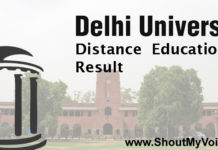 Find Delhi University Distance Education Result