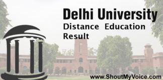 Find Delhi University Distance Education Result