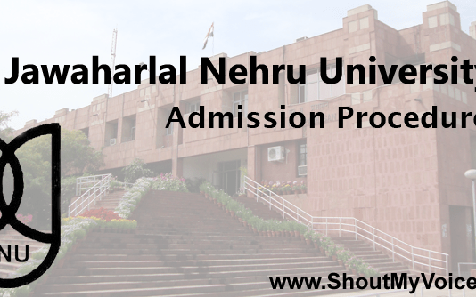 Jawaharlal Nehru University Admission Procedure