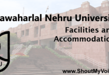 Jawaharlal Nehru University Facility Fees accommodation