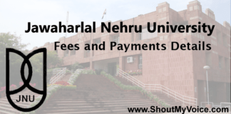 jnu Fees and Payments Details