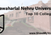 Jawaharlal Nehru University Top 10 Colleges