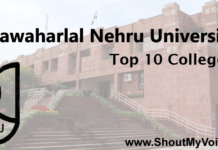 Jawaharlal Nehru University Top 10 Colleges