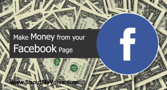 Make Money from your Facebook Page