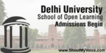 Procedure for Taking Admission in DU