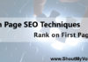 On Page SEO Techniques