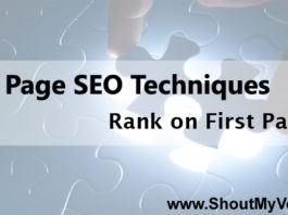 On Page SEO Techniques