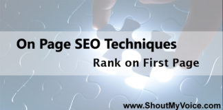 On Page SEO Techniques