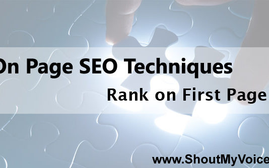 On Page SEO Techniques