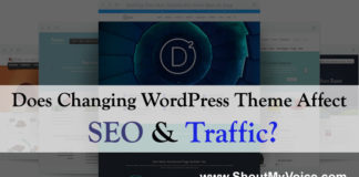 wordpress theme affect seo & traffic