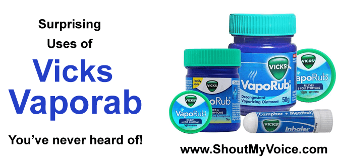 Uses of Vicks Vaporub