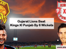 Gujarat Lions beat KXIP