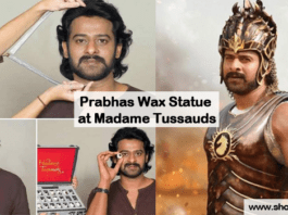 Prabhas Wax Statue