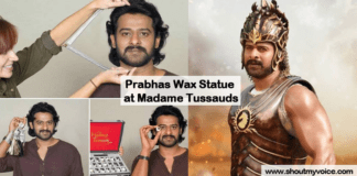 Prabhas Wax Statue