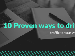 10 Proven ways to drive traffic to your website