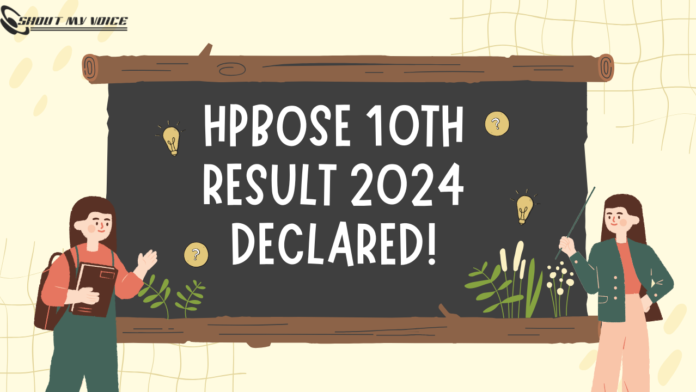 HPBOSE 10th Result 2024